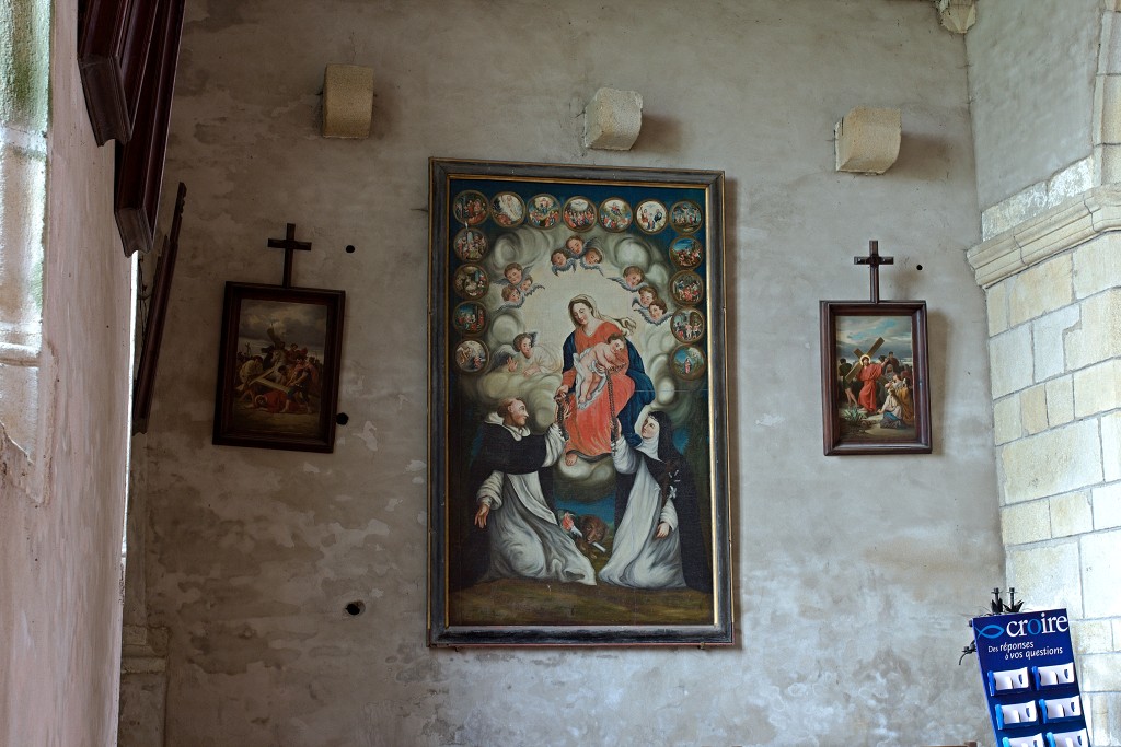 vannes bretagne morbihan hdr france frankrijk rochefort-en-terre rochefort en terre Notre Dame de la Tronchaye kerk